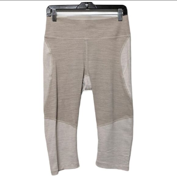 OUTDOOR VOICES Paneled Colorblock CapriLeggings L - Picture 2 of 9